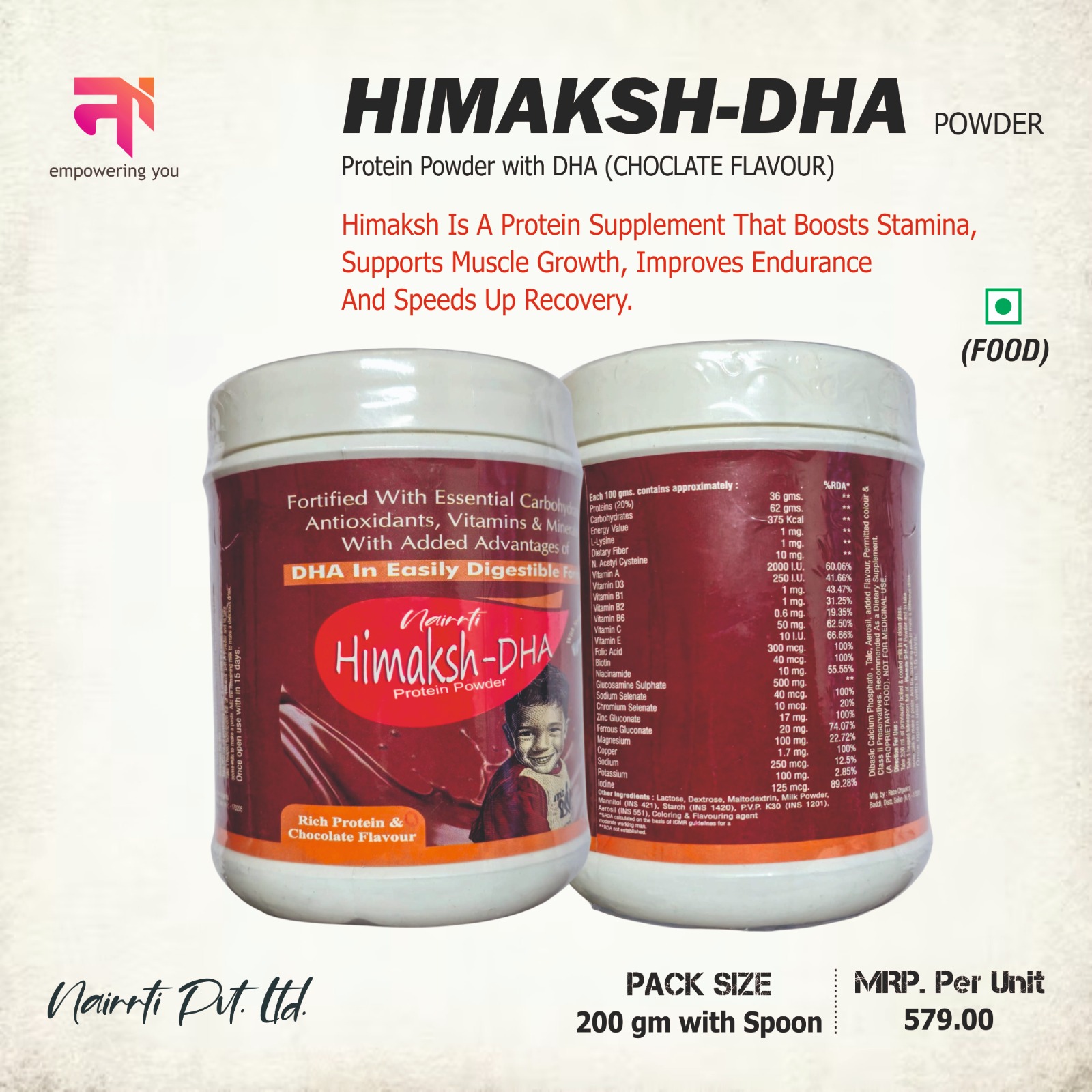 HIMAKSH DHA (CHOCO)